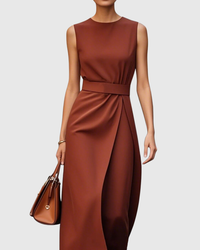 Maple | Women's Elegant Sleeveless All-Day Dress