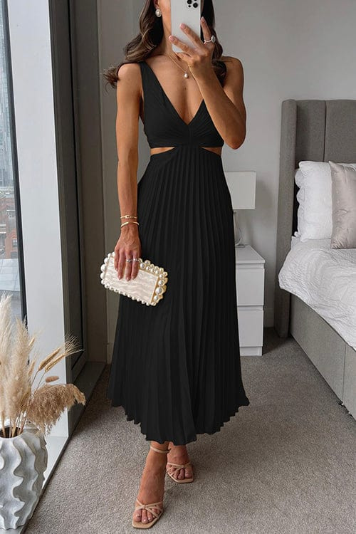 Lyra | Women’s Pleated Summer Midi Dress