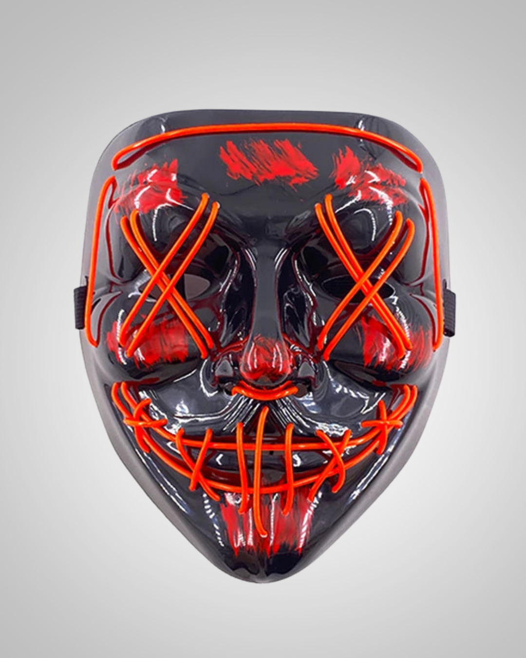 Jacob | Light-Up Halloween LED Purge Mask with Neon Glow