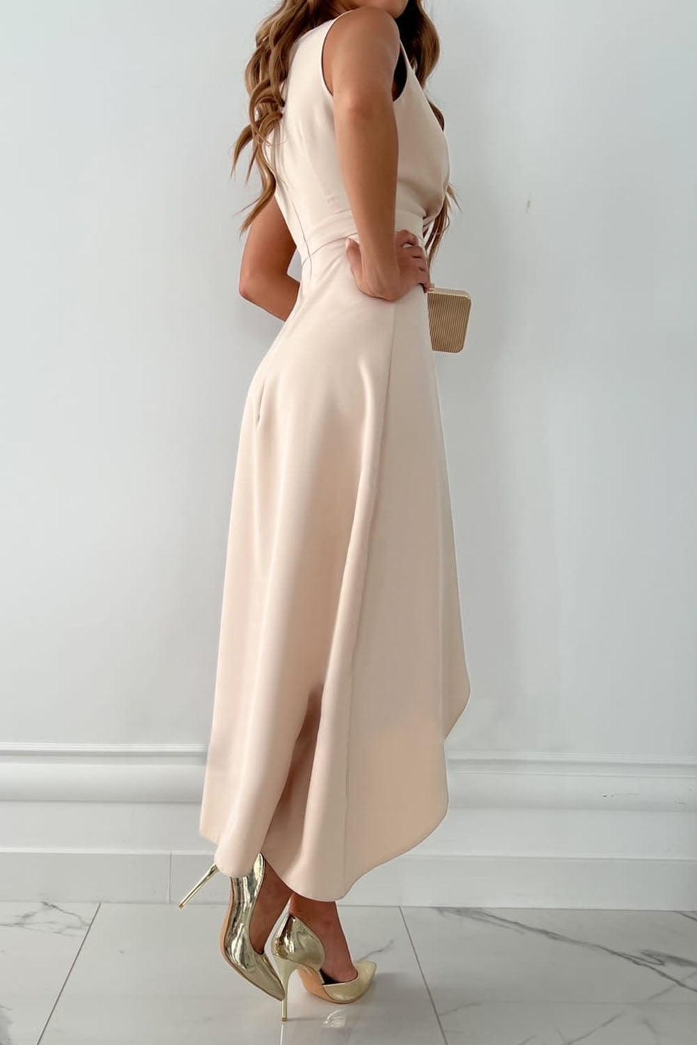 Gianna | Women’s Sleeveless Wedding Guest Maxi Dress