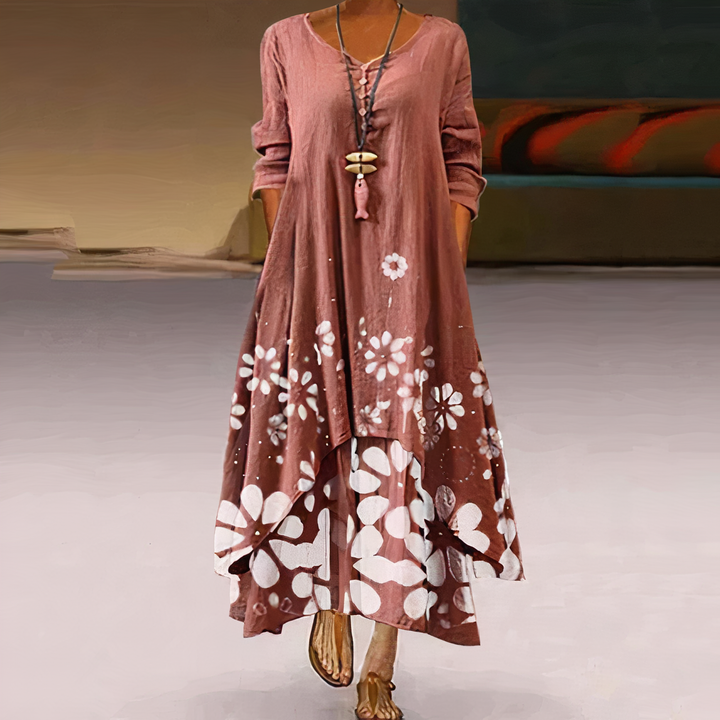 Margot | Women's Summer Floral Relaxed Fit Dress