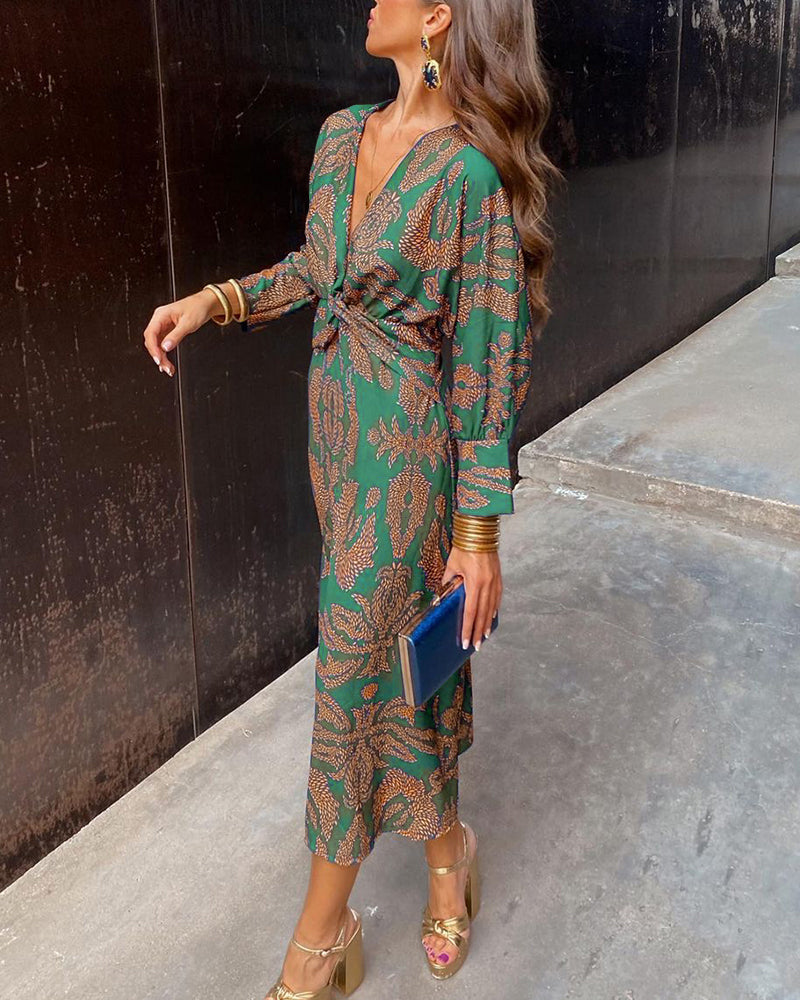 Poppy | Women's Bohemian V-Neck Maxi Dress