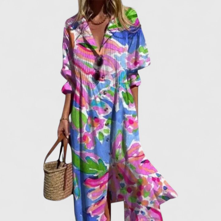 Harper | Women’s Summer Boho Midi Dress
