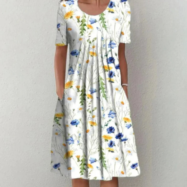 Sarah | Women’s Floral Summer Midi Dress