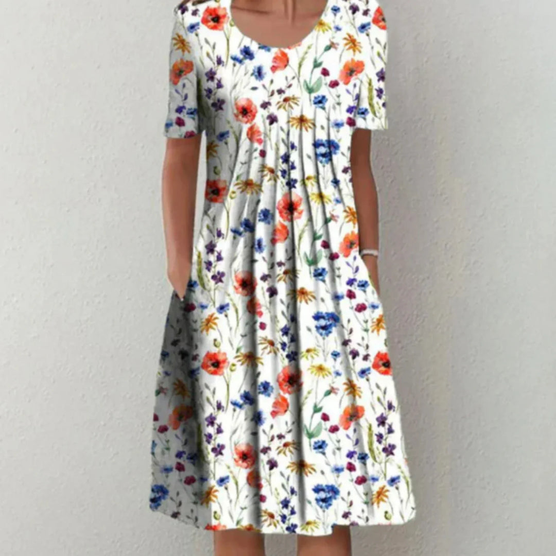 Sarah | Women’s Floral Summer Midi Dress