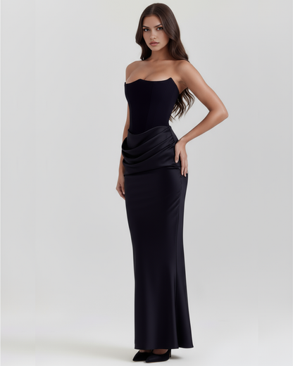 Gabrielle | Women's Strapless Fitted Evening Dress