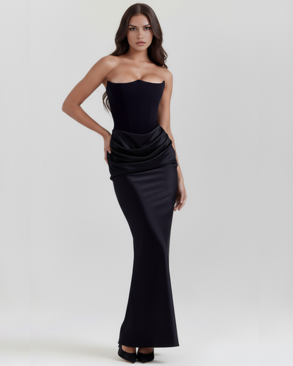 Gabrielle | Women's Strapless Fitted Evening Dress
