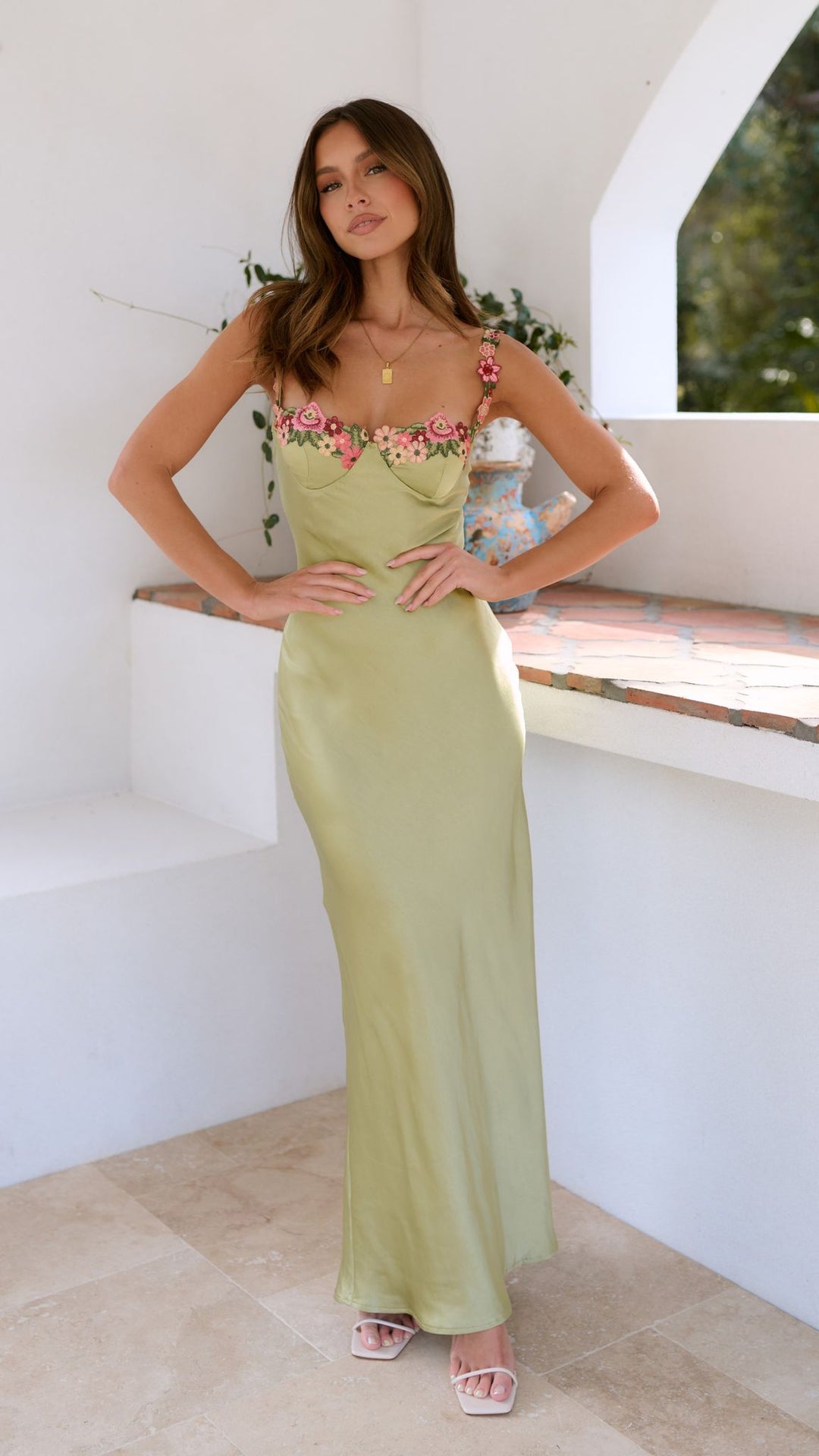 Cecily | Women’s Floral Wedding Guest Maxi Dress