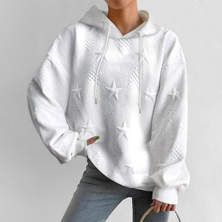 Maya | Women’s Comfortable Star Pattern Hoodie