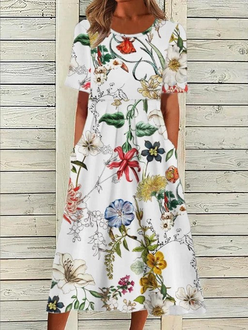 Romy | Women's Printed Floral Summer Dress