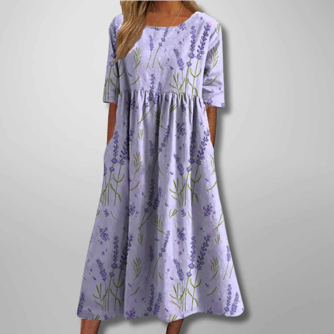 Joelle | Women’s Comfort Summer Midi Dress