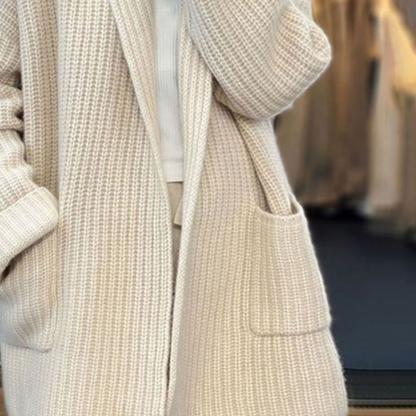 Chloe | Women's Oversized Open-Front Knitted Cardigan