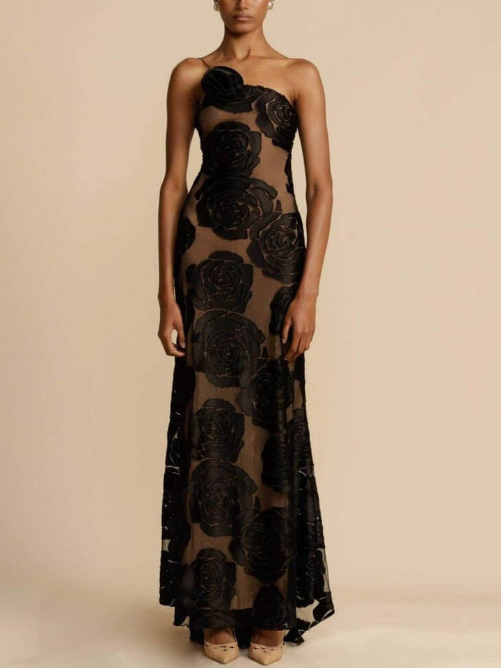 Saskia | Women’s Elegant Floral Maxi Dress