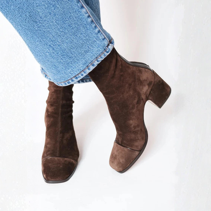 Claudia | Women's Comfort Ankle Heel Boots