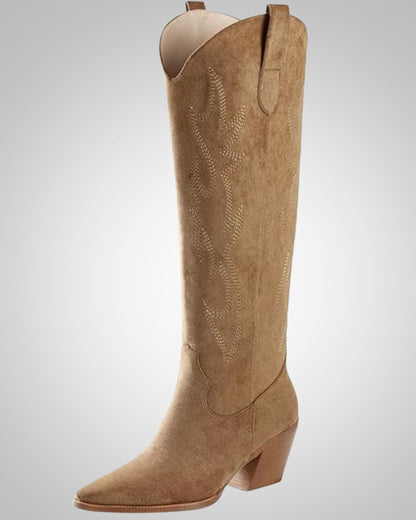 Brooke | Women's Knee High Western Cowboy Boots