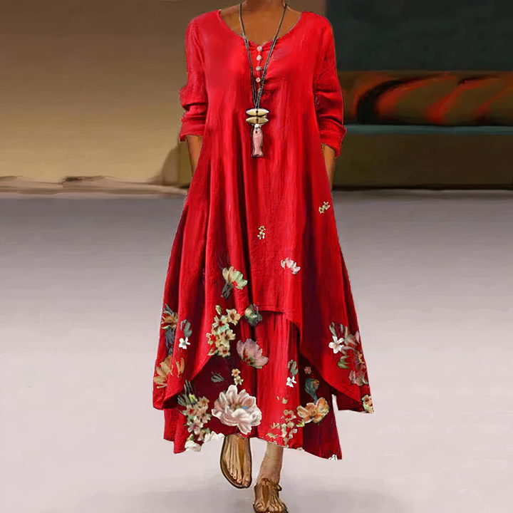 Margot | Women's Summer Floral Relaxed Fit Dress