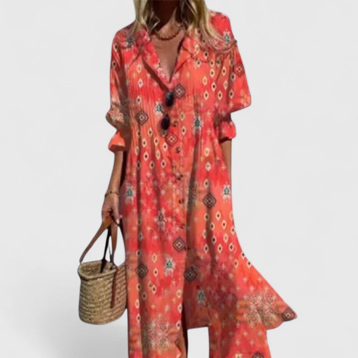 Harper | Women’s Summer Boho Midi Dress
