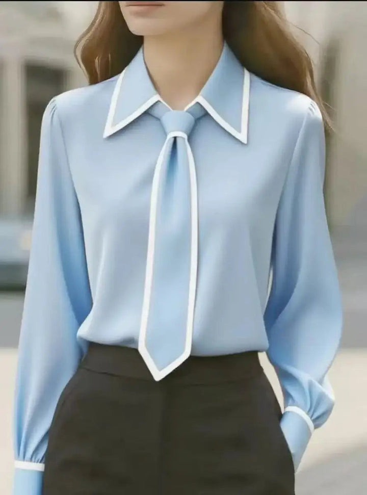 Reese | Women’s Shirt Collar Tie Blouse