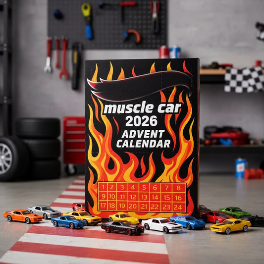 Children's Christmas Advent Calendar with toy cars