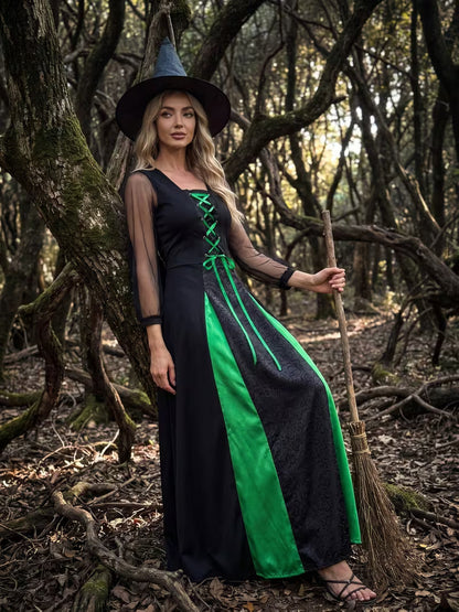 Harriet | Women's Halloween Witch Costume Dress With Hat