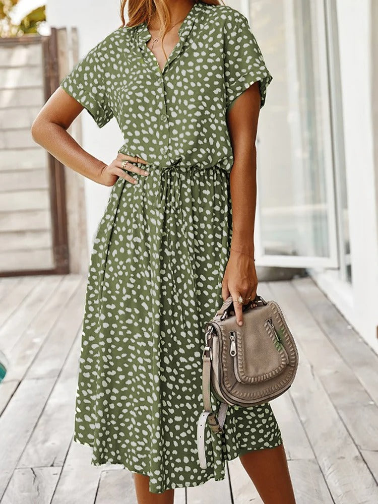 Felicitas | Women's Casual Printed Shirtdress