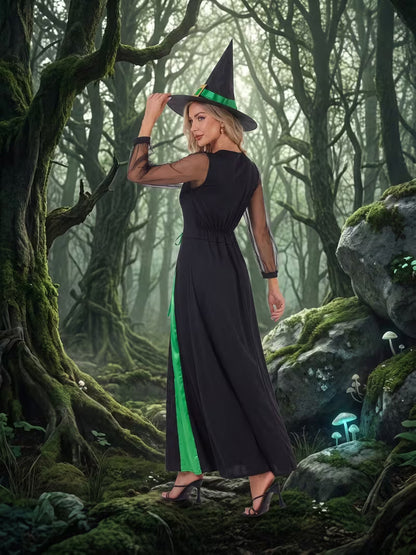 Harriet | Women's Halloween Witch Costume Dress With Hat