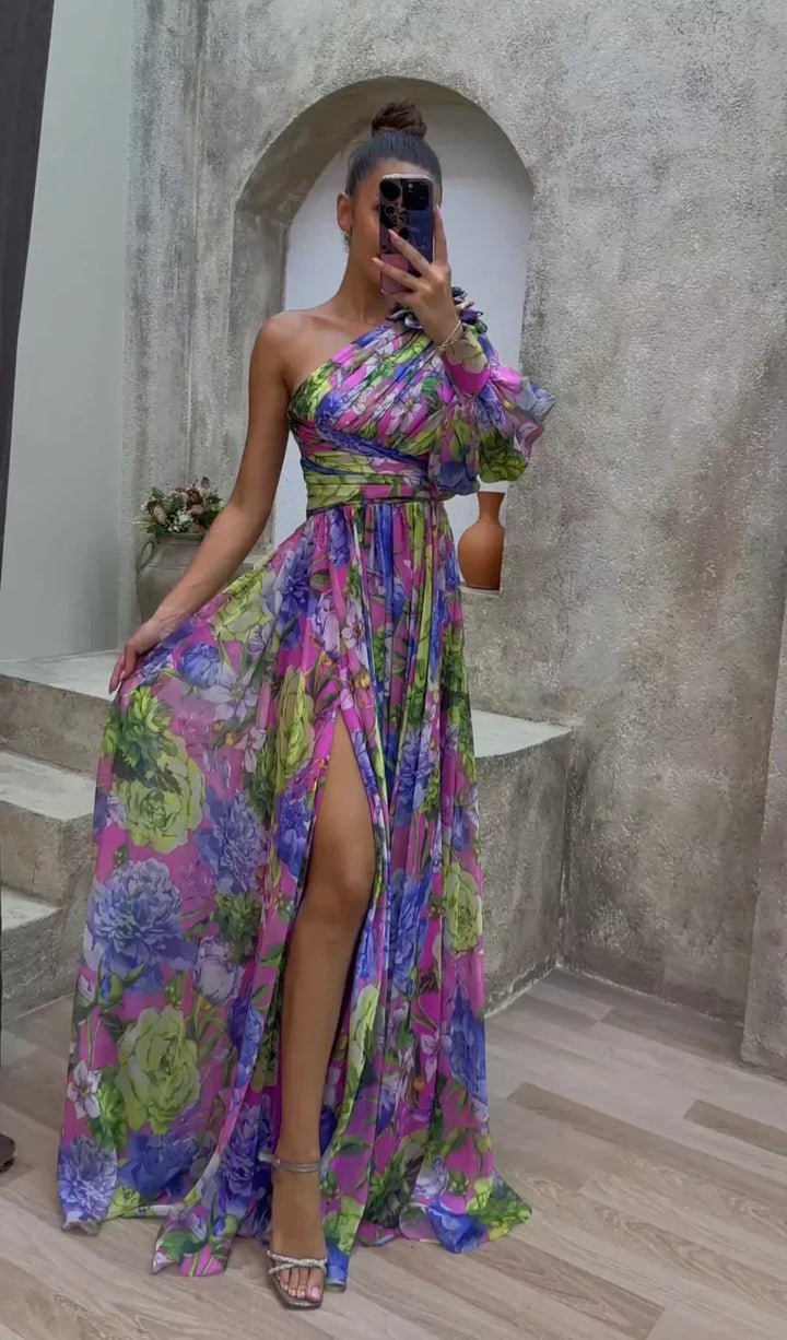 Brisa | Women’s One Shoulder Summer Maxi Dress