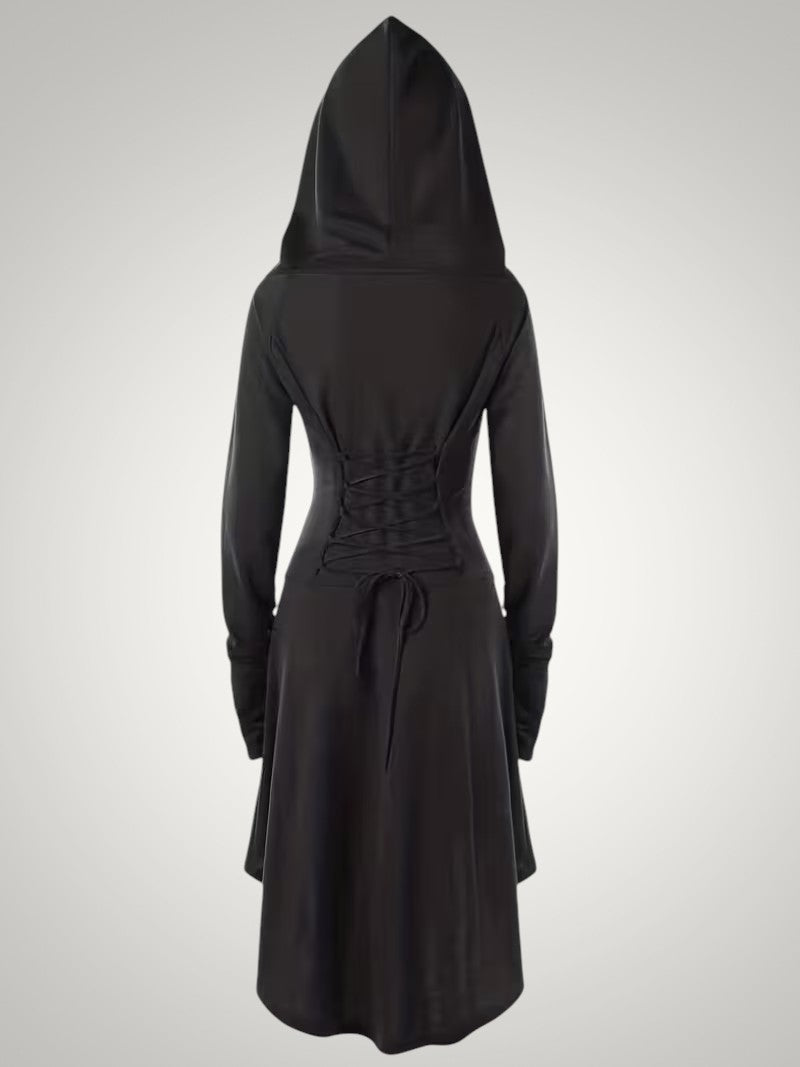 Beatrice | Women's Gothic Hooded Halloween Costume Dress