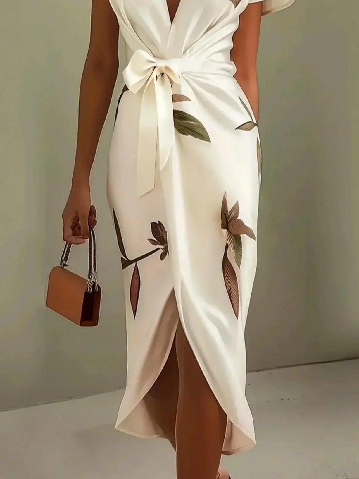 Olivia | Women's Elegant Printed Wrap Dress
