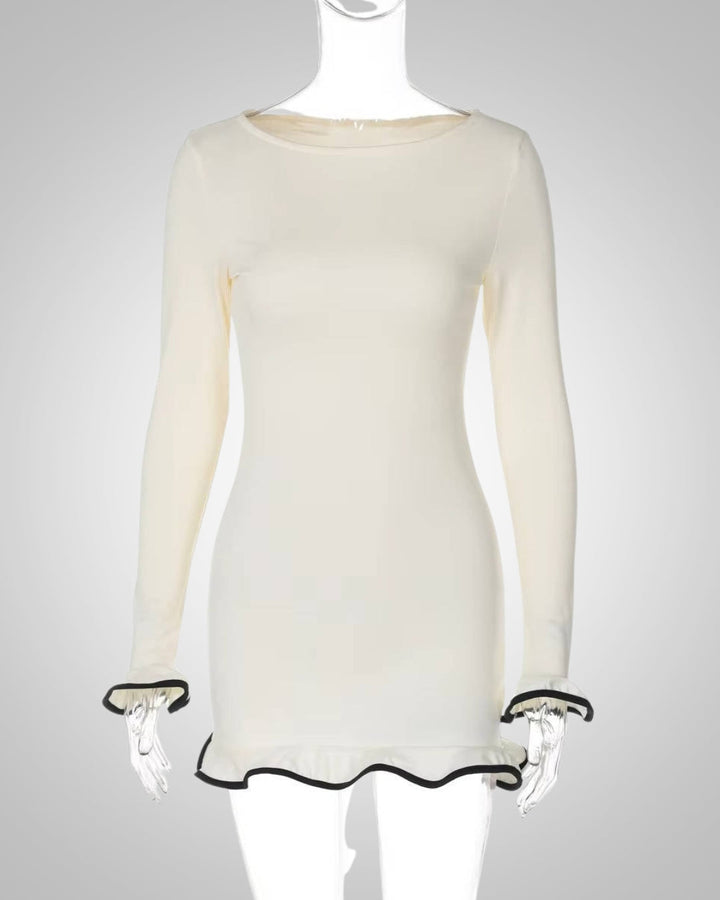 Aurelia | Women’s Round Neck Bodycon Mini Dress