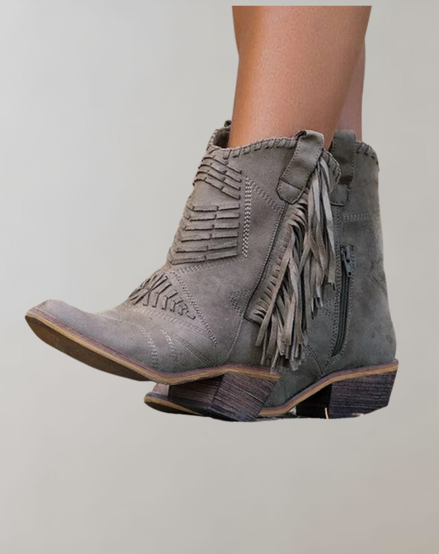 Savannah | Women’s Casual Side Zipper Cowboy Boots