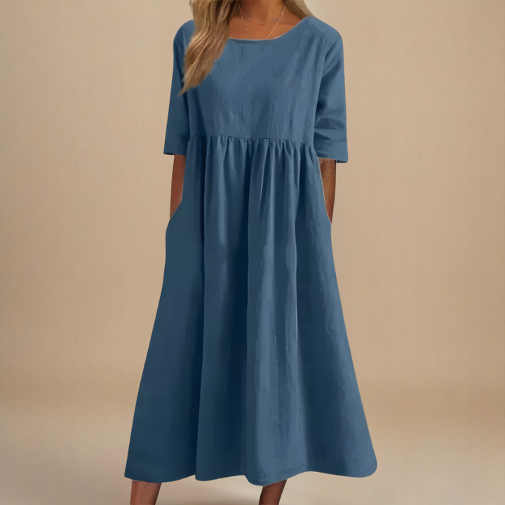Harelia | Women’s Relaxed Fit Summer Midi Dress