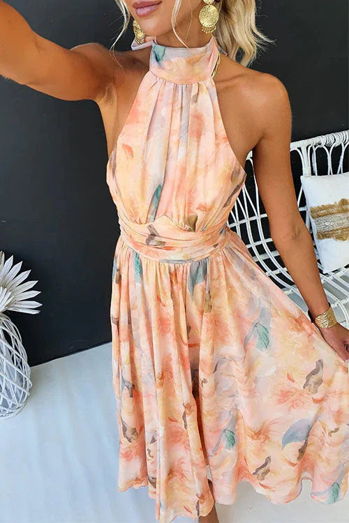 Dulce | Women’s Halter Neck Summer Maxi Dress
