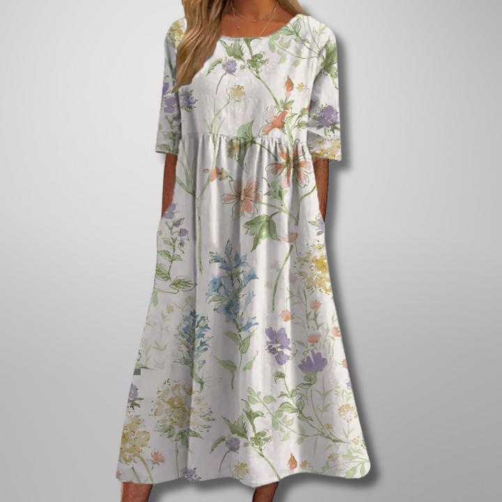 Joelle | Women’s Comfort Summer Midi Dress