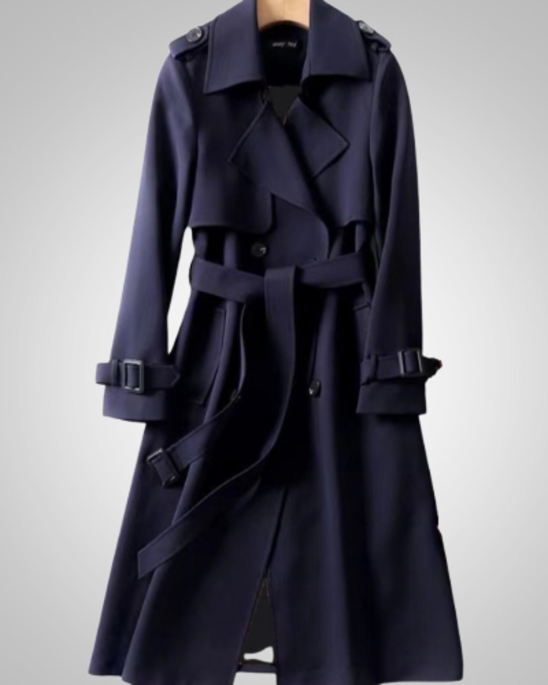 Vera | Women's Classic Checkered Pattern Trenchcoat