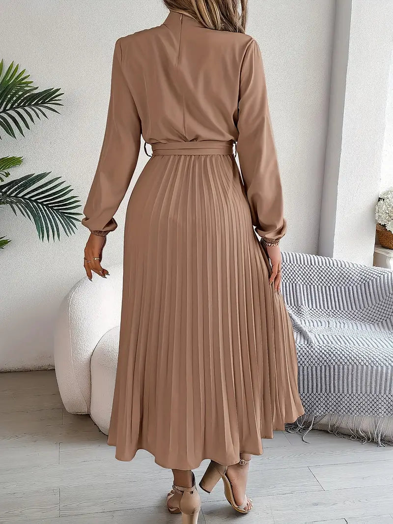 Laura | Women’s Evening Pleated Midi Dress