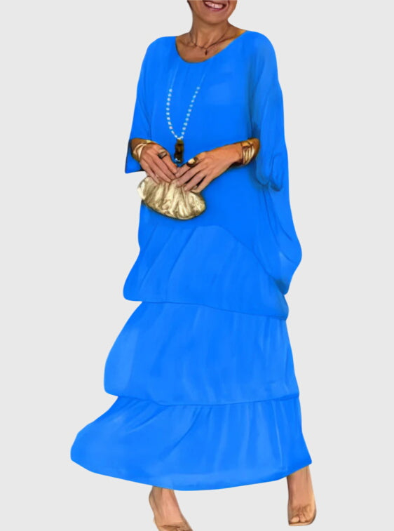 Aria | Women's Relaxed Fit Draped Maxi Dress