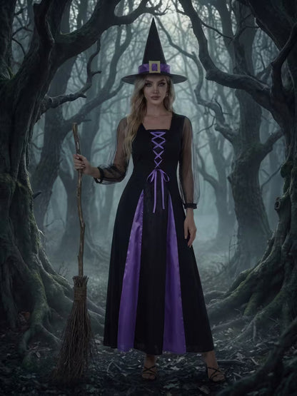 Harriet | Women's Halloween Witch Costume Dress With Hat