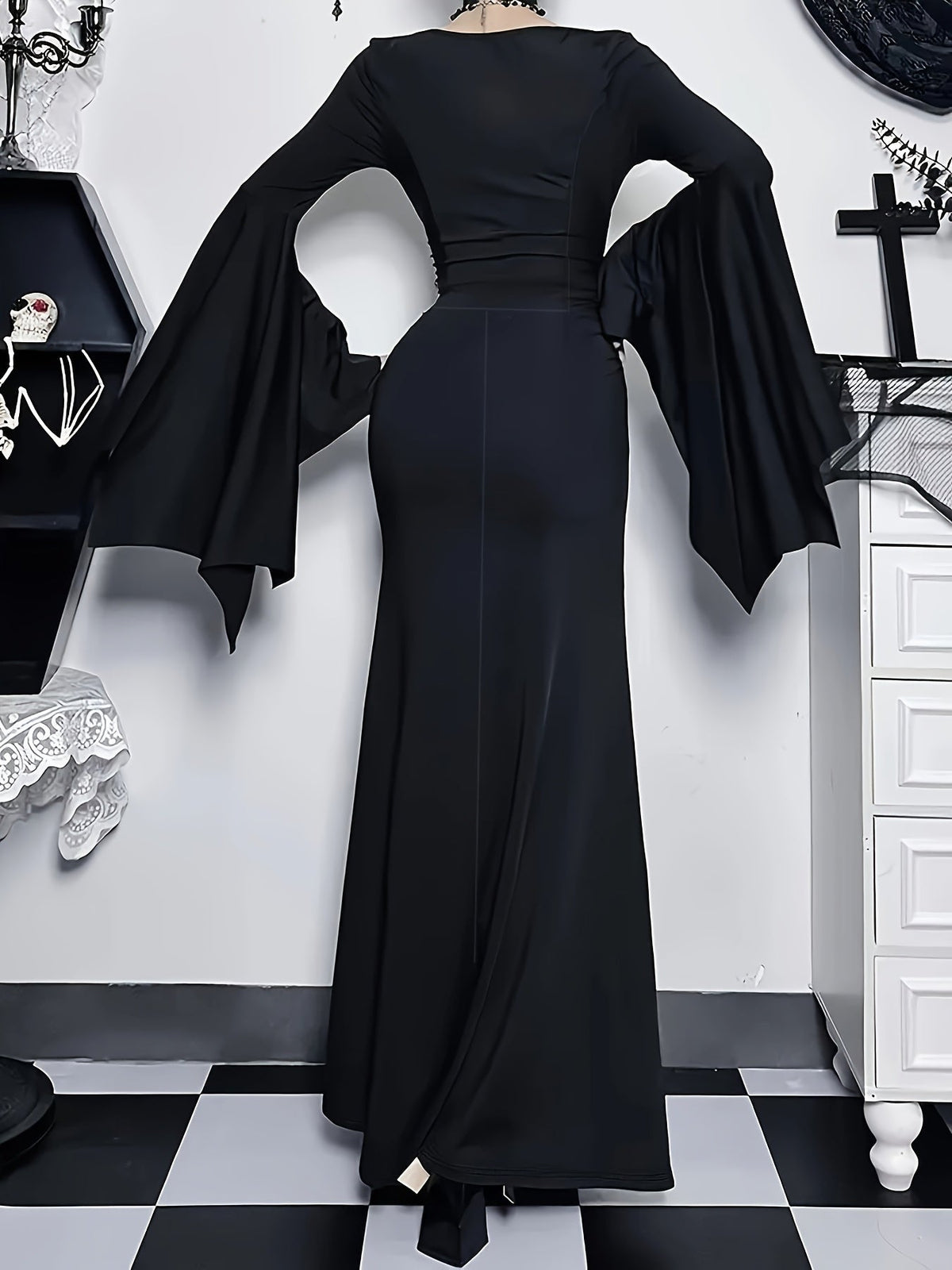 Margot | Women's Gothic Bat Halloween Dress