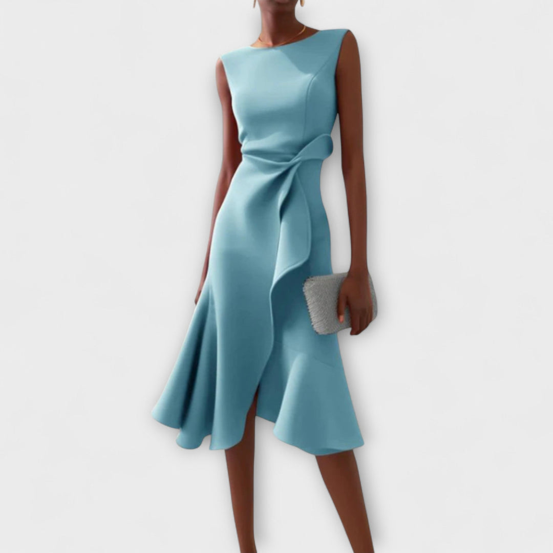 Rivka | Women’s Elegant Wrap Midi Dress