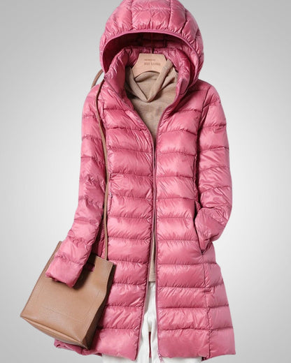 Lucy | Women's Lightweight Long Puffer Jacket