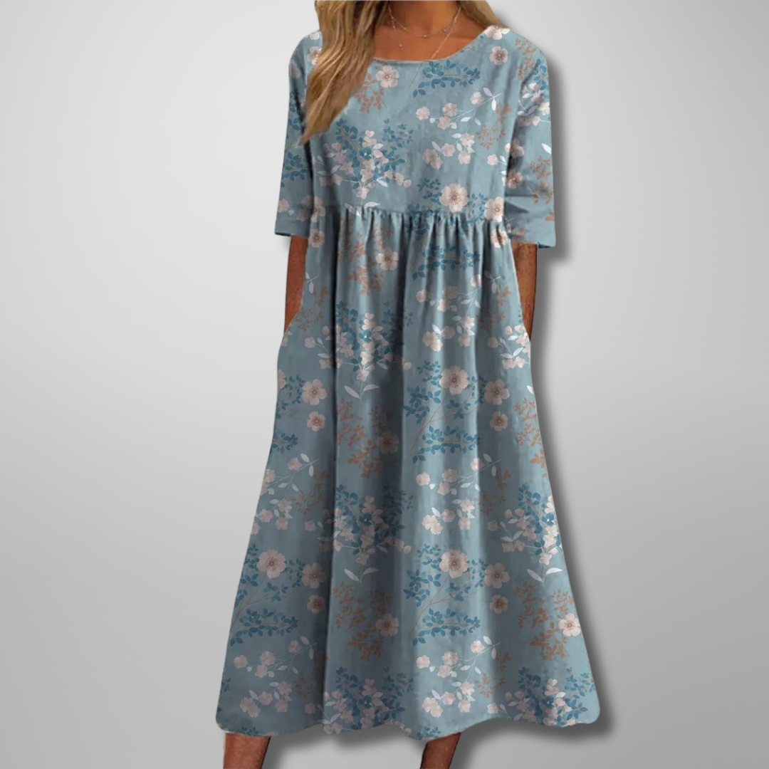 Joelle | Women’s Comfort Summer Midi Dress