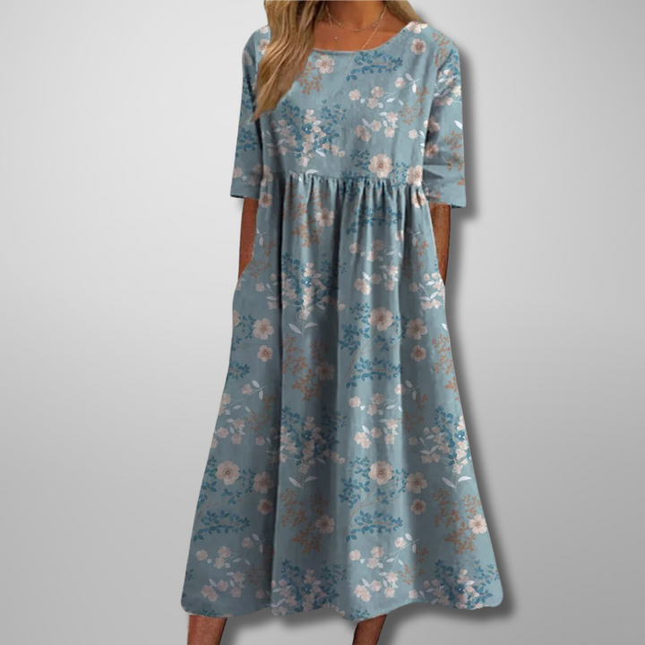 Joelle | Women’s Comfort Summer Midi Dress