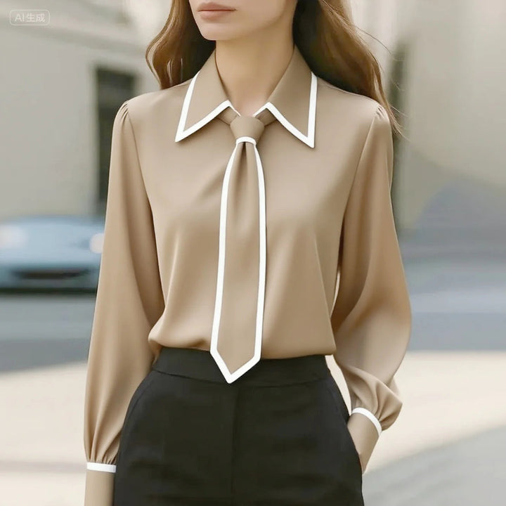 Reese | Women’s Shirt Collar Tie Blouse