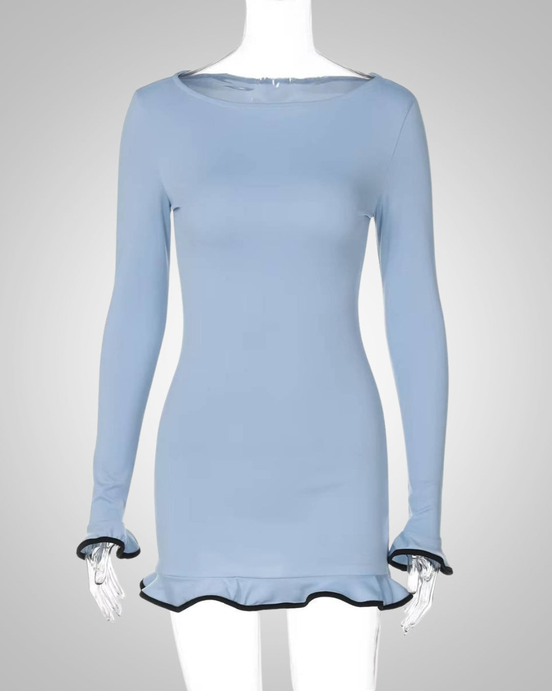 Aurelia | Women’s Round Neck Bodycon Mini Dress