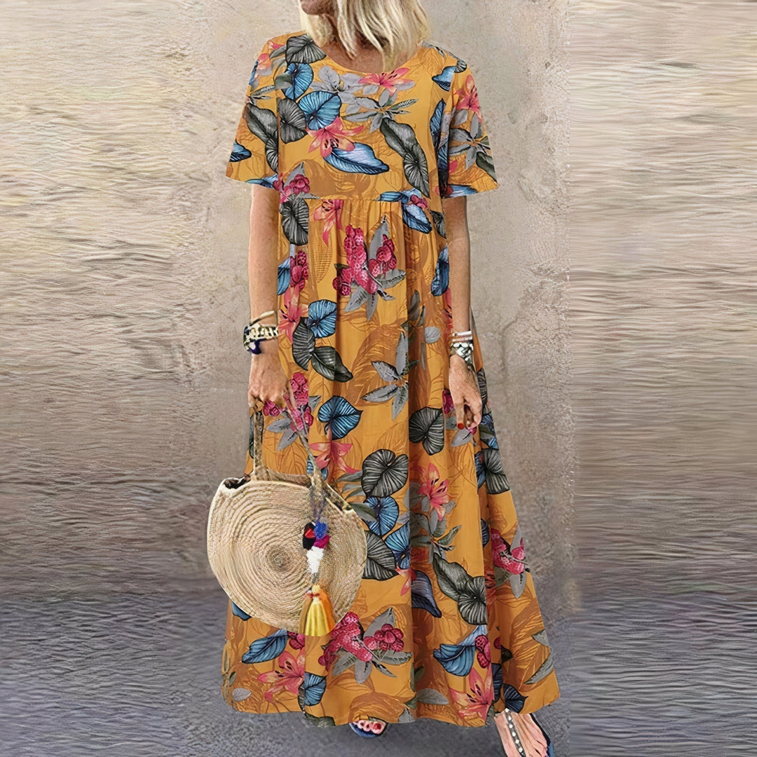 Svea | Women’s Floral Summer Maxi Dress
