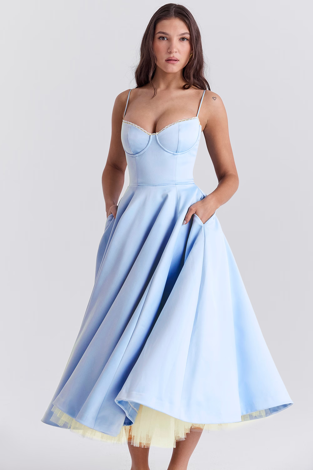 Lucia | Women’s Elegant Wedding Guest Midi Dress