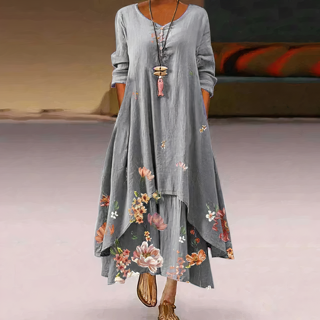 Margot | Women's Summer Floral Relaxed Fit Dress