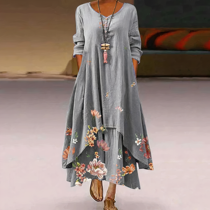 Margot | Women's Summer Floral Relaxed Fit Dress