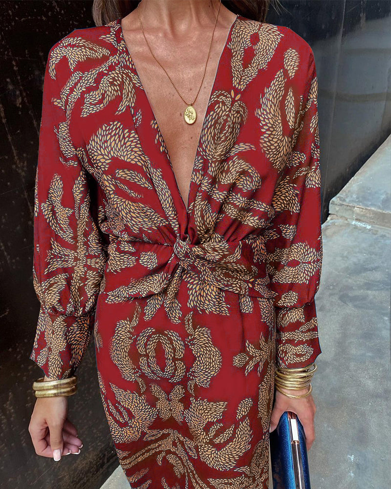 Poppy | Women's Bohemian V-Neck Maxi Dress